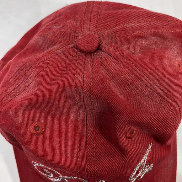 Dale Earnhardt JR Womens Rhinestone Hat Cap Chase Authentics One Size Fits Red - Picture 6 of 12